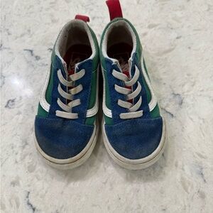 Multi colored toddler Vans